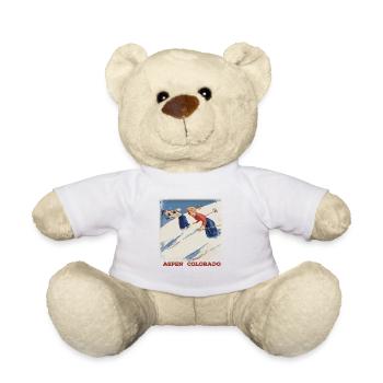 ski - Teddy Bear - white - Front