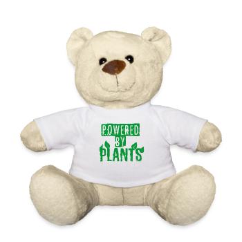 Propulsé par des plantes végétaliennes - Nounours - blanc - Devant