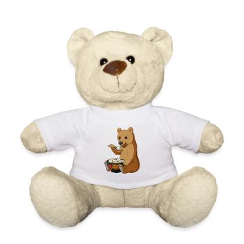 Russian Bear Pelmeni Bowl - Teddy Bear - white - Front