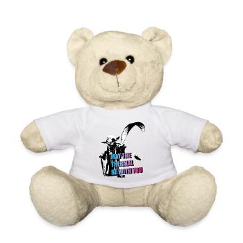 May the thermal be with you Gleitschirm Paraglider - Teddy Bear - white - Front