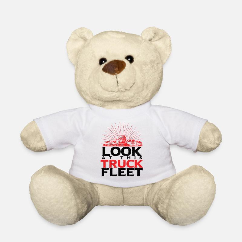 Check out this fleet of vehicles - Teddy Bear - white