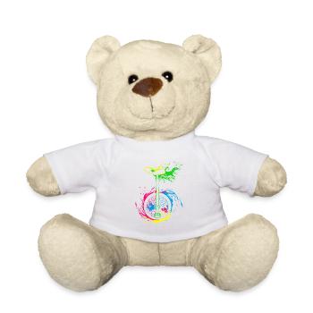 Splash Unicycle - Teddy Bear - white - Front