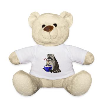Waschbär Ramen - Teddy - Weiß - Vorne