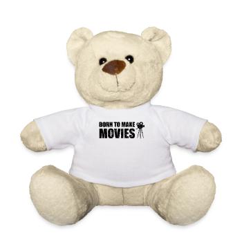 Cadeau de producteur de film de réalisateur de passe-temps - Nounours - blanc - Devant