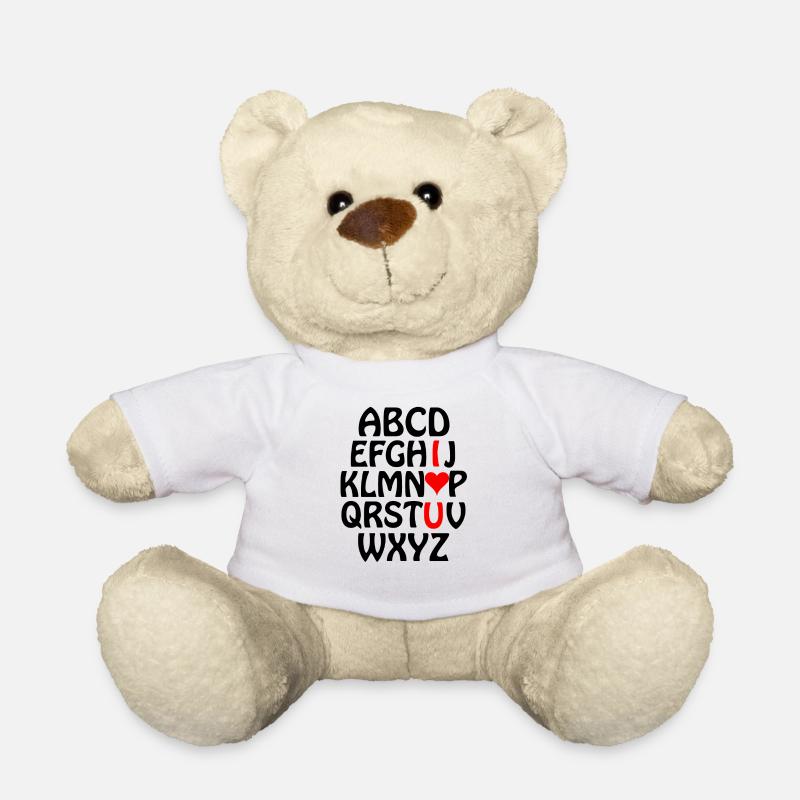 Saint-Valentin, Saint-Valentin, Saint-Valentin - Nounours - blanc