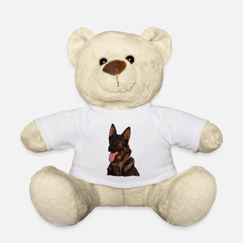 Dogs Dog Head German Shepherd German Shepherd Dog - Teddy Bear - white