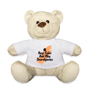 keep calm and play board games - Teddy Bear - white - Front