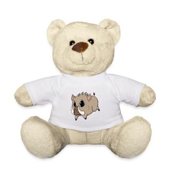 sanglier - Nounours - blanc - Devant