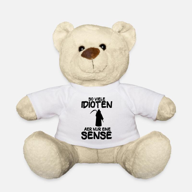 Lustige Sprüche Beleidigungen witzige Sprüche - Teddy - Weiß