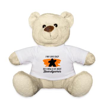 i know a lot about boardgames - Nounours - blanc - Devant