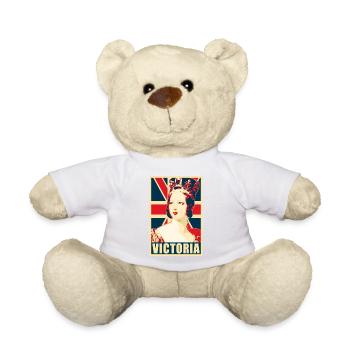 Queen Victoria - Teddy Bear - white - Front