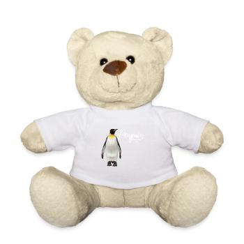 Pinguin-Bewusstseins-Tag-lustiges Pinguin-Geschenk - Teddy - Weiß - Vorne