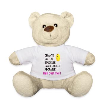 CHIANTE, RALEUSE - Nounours - blanc - Devant
