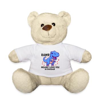 Valentinstag - Teddy - Weiß - Vorne
