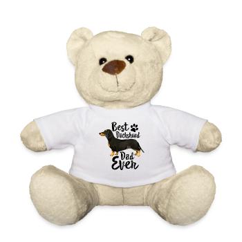 Meilleur papa teckel jamais chemise Doxie Daddy Dog Dad - Nounours - blanc - Devant