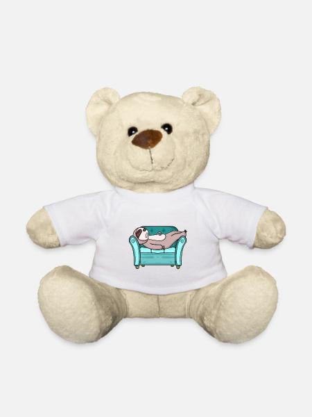 Faultier - Teddy - Weiß