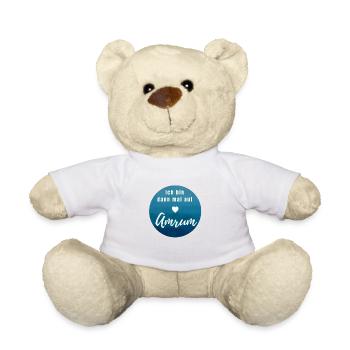 Ich bin dann mal auf Amrum - Teddy - Weiß - Vorne