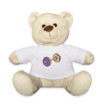 Haltère Donut - Nounours - blanc - Devant