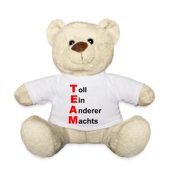 TEAM-TOLL EIN ANDERER MACHTS - Teddy - Weiß - Vorne