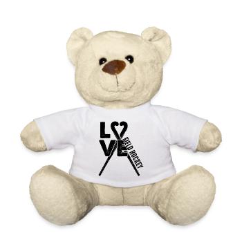 Liebe Feldhockey Geschenk Feldhockey Spieler Gesch - Teddy - Weiß - Vorne