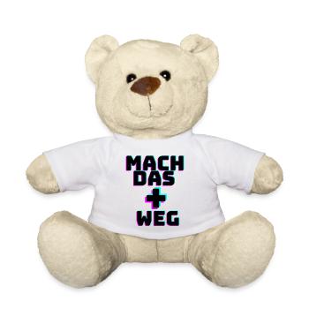 Mach das Plus weg - Tiktok Trend - Teddy - Weiß - Vorne