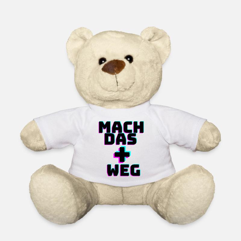 Mach das Plus weg - Tiktok Trend - Teddy - Weiß