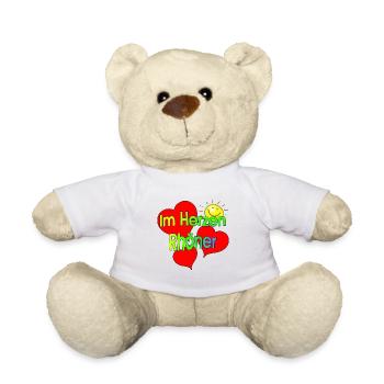 Im Herzen bist du Rhöner. Heimatliebe, Rhön - Teddy - Weiß - Vorne