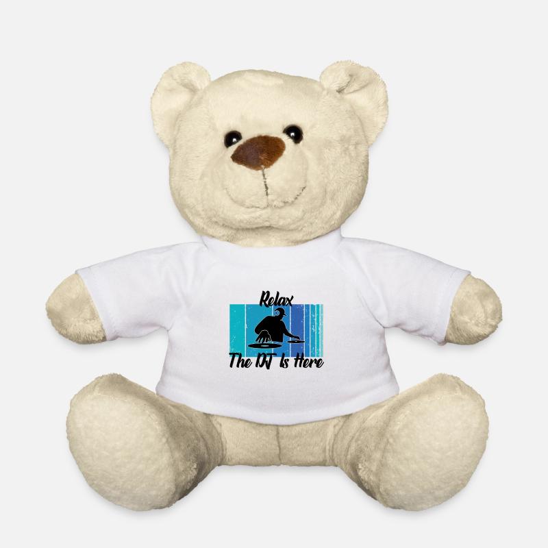 the dj is here - Teddy Bear - white