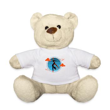 Aerialdance, Aerial dance aerial yoga, air, - Teddy Bear - white - Front