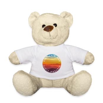 Visit Austria Sunset - Teddy Bear - white - Front
