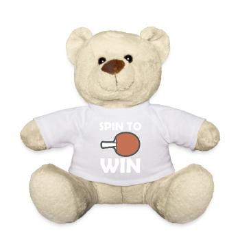 Raquette de ping-de-table Spin to Win - Nounours - blanc - Devant
