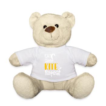 Kitesurf cadeau Kiteboarding Kitesurfer Gesche - Nounours - blanc - Devant