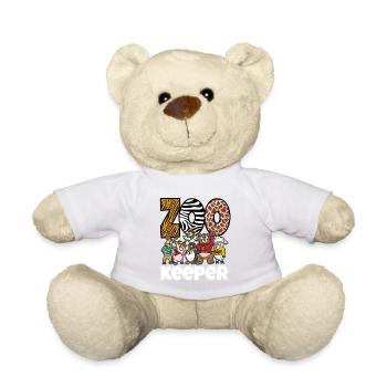 Zoo gardien zoo animal animal parc animalier drôle cadeau - Nounours - blanc - Devant