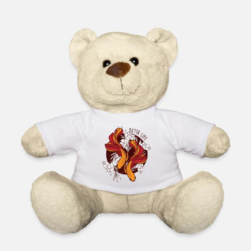 Siamesischer Kampffisch Betta Life - Teddy - Weiß