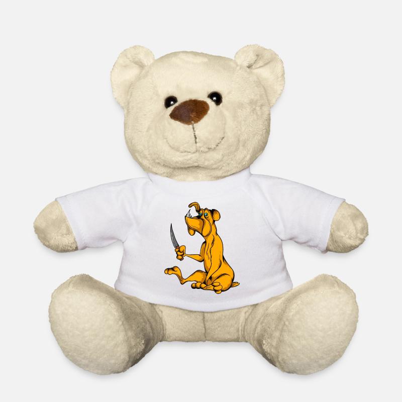Lustige Hunde 4 - Teddy - Weiß