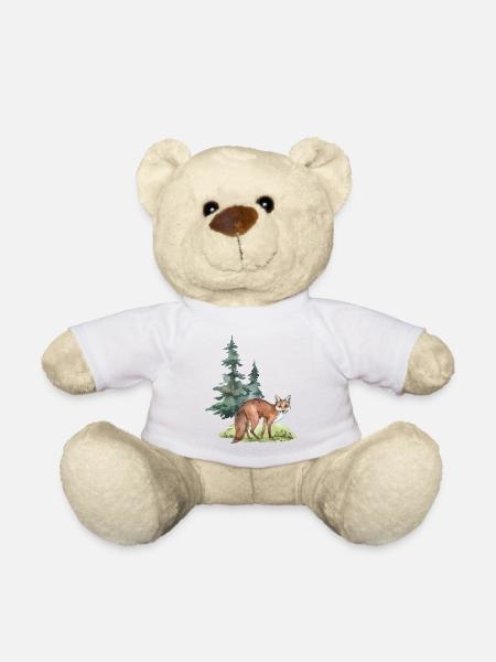 Fuchs Wald - Teddy - Weiß