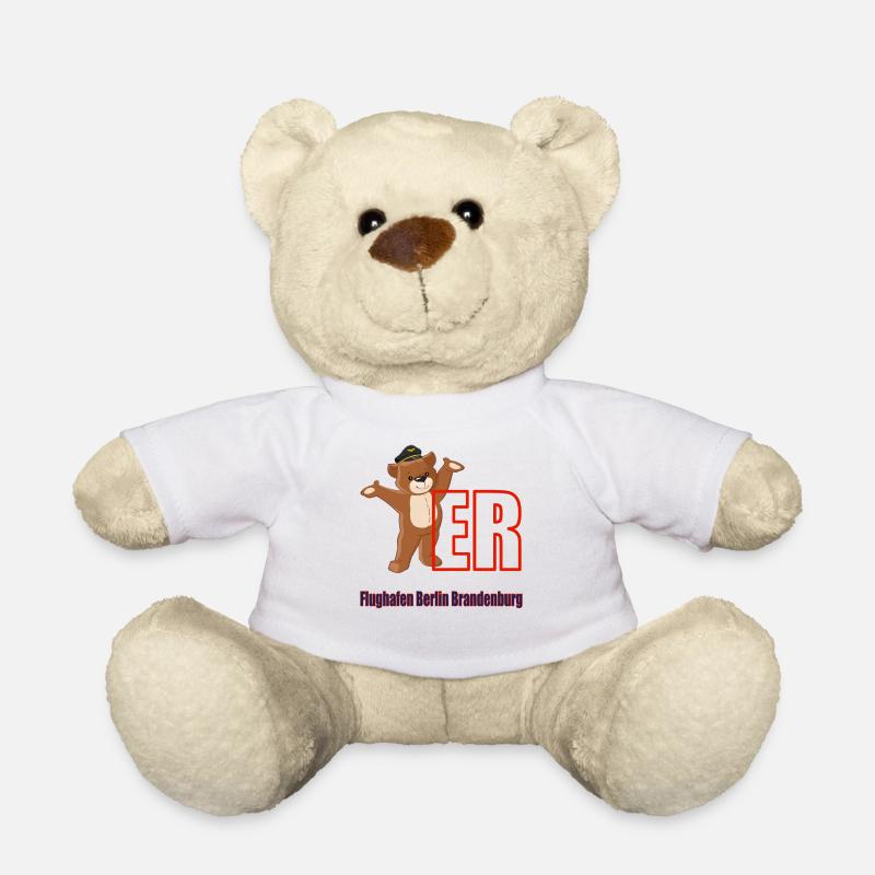 Berliner Bär - Flughafen Berlin Brandenburg - Teddy - Weiß