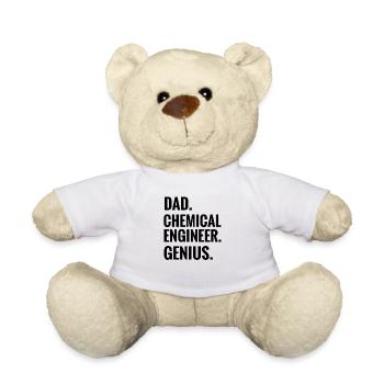 Chemical Engineer Dad Gift Chemical Engineer - Teddy Bear - white - Front