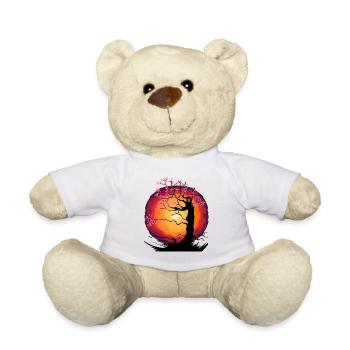 Tree Cherry Blossom Fantasy Cherry Blossom Asia Japan - Teddy Bear - white - Front