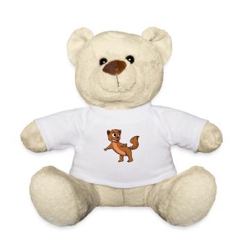 marten - Teddy Bear - white - Front