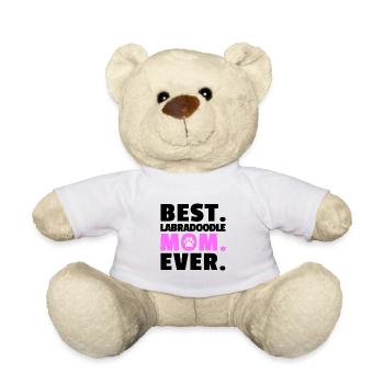 Meilleur Labradoodle Mama Cadeau Retriever - Nounours - blanc - Devant