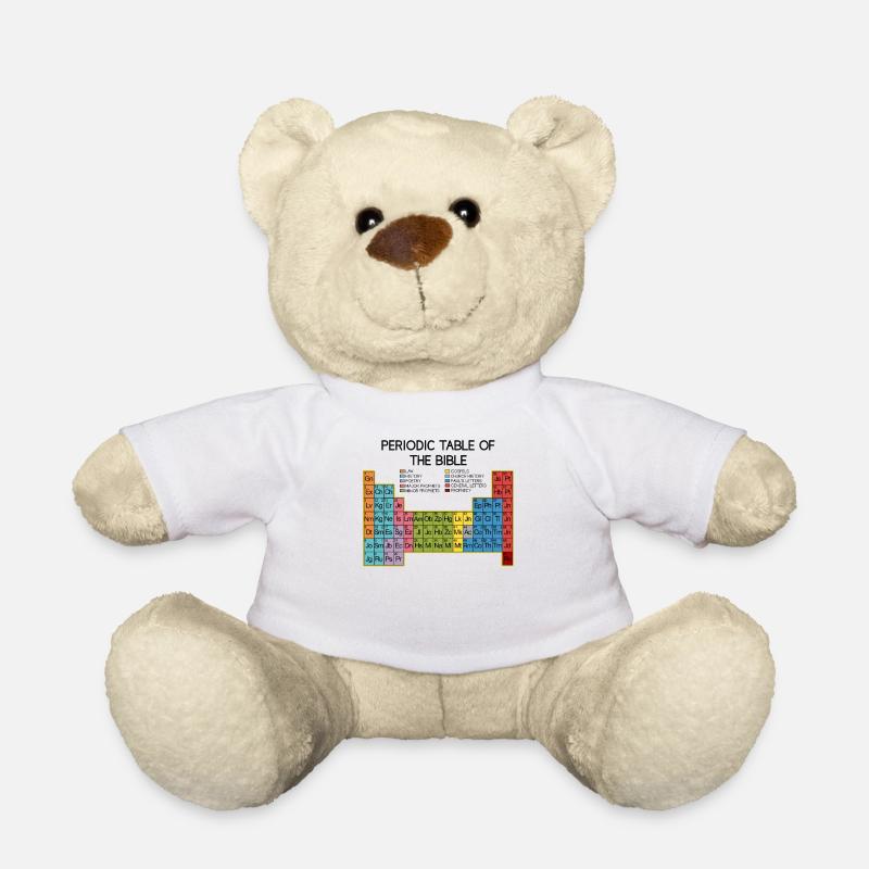 Bibel & Christliche Geschenke Bibelverse Jesus - Teddy - Weiß