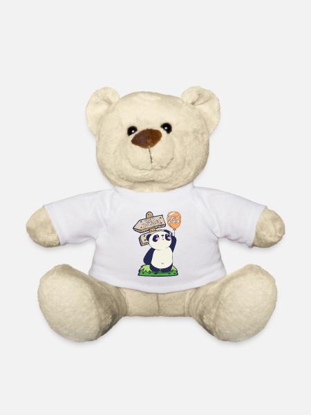 Panda Reise - Teddy - Weiß