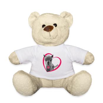 Ich liebe Alpaca. I love Alpaca - Teddy - Weiß - Vorne