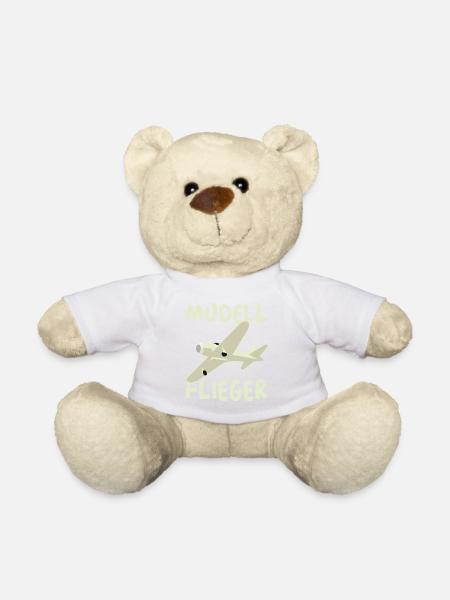 Modellflieger - Teddy - Weiß
