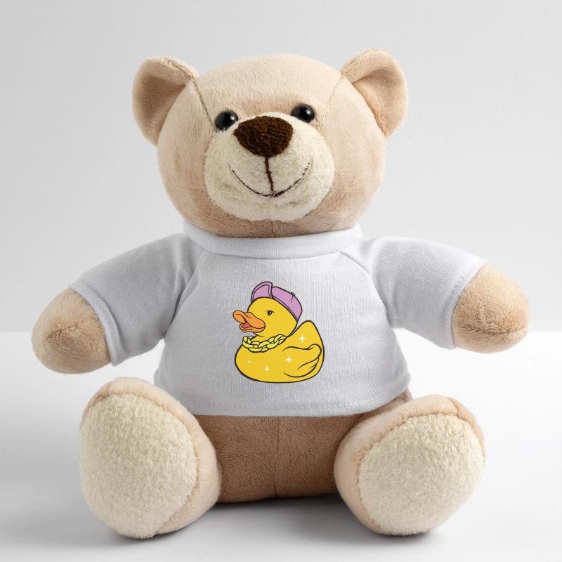 Gangster bath duck, small bandit, cool robber. Teddy Bear