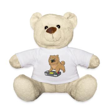Chow Chow Gamepad Kawaii - Teddy Bear - white - Front