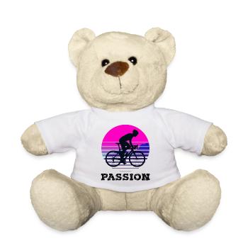 cyclisme - Nounours - blanc - Devant