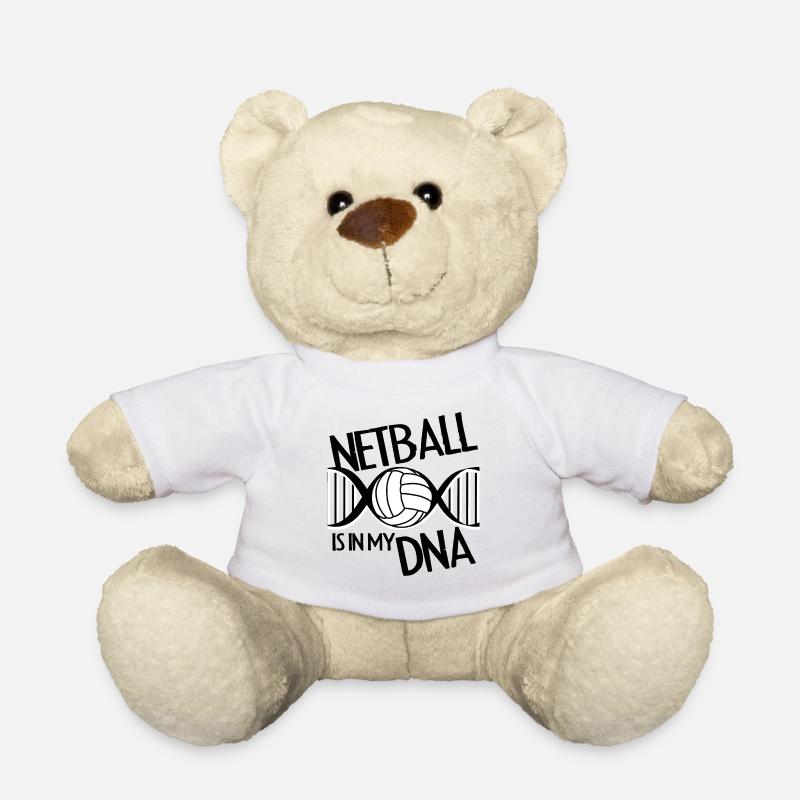 Boule de Netball d’ADN - Nounours - blanc