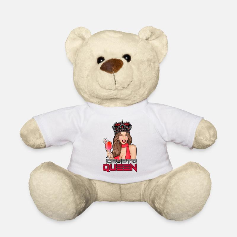 Crypto Queen - Teddy Bear - white